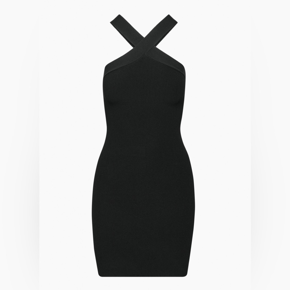 Aritzia Babaton Sculpt Knit Criss Cross Dress - Picture 9 of 12